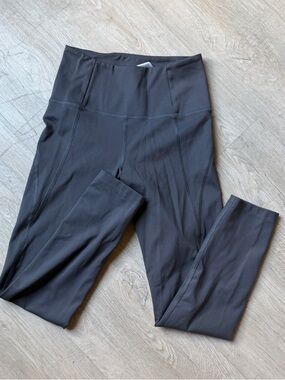 girlfriend collective charcoal gray active leggings - XS